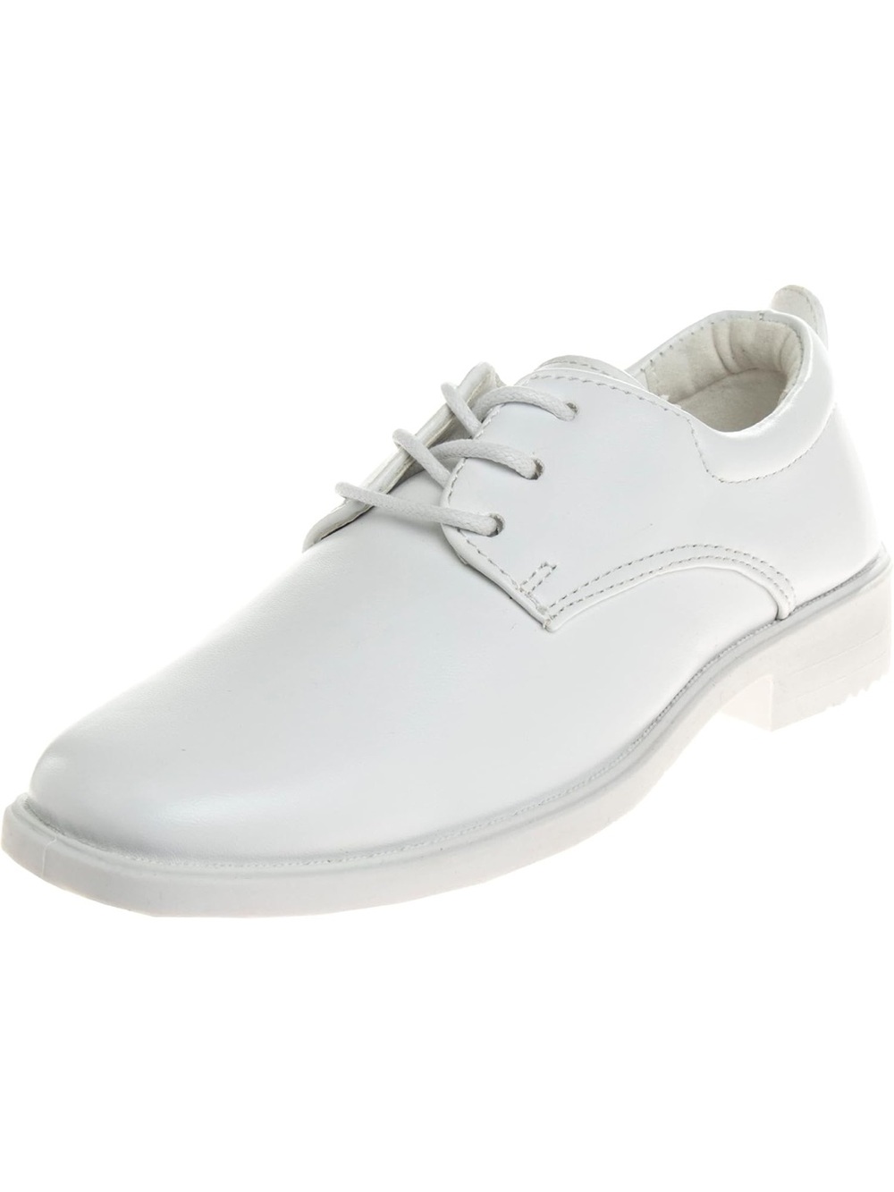 Josmo White Kids Dress Shoes Lace-Up